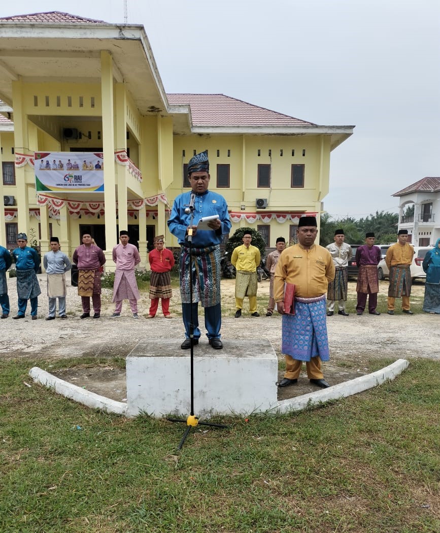 Apel HUT Provinsi Riau ke-67 di Kecamatan Rantau Kopar